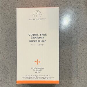 Drunk Elephant C-Firma Fresh Day Serum - White and Orange